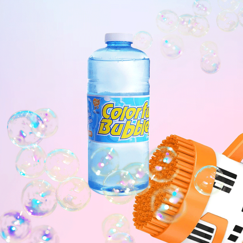 Mumuso Bubble Water Blue Bottled - 1000ml