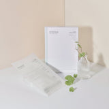Mixsoon Centella Mask Pack box and sachet displayed beside a small glass vase