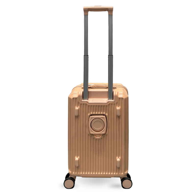 Mumuso Adult Trolley Luggage YH-305 - Rose Gold