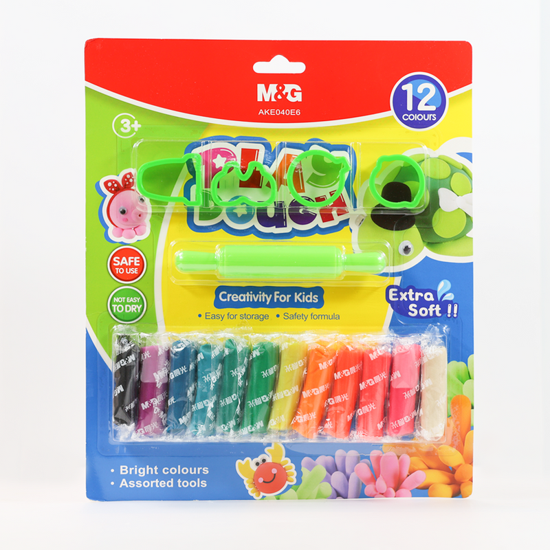 M&G 12 Colours Blister Modeling Clay