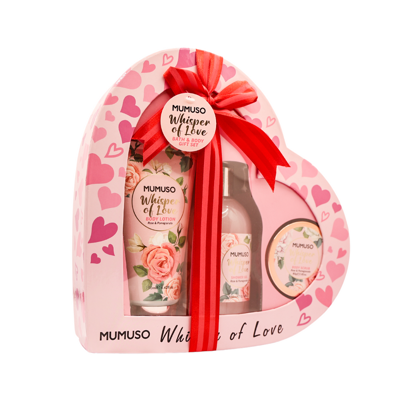 Mumuso Whisper of Love Bath & Body Gift Set