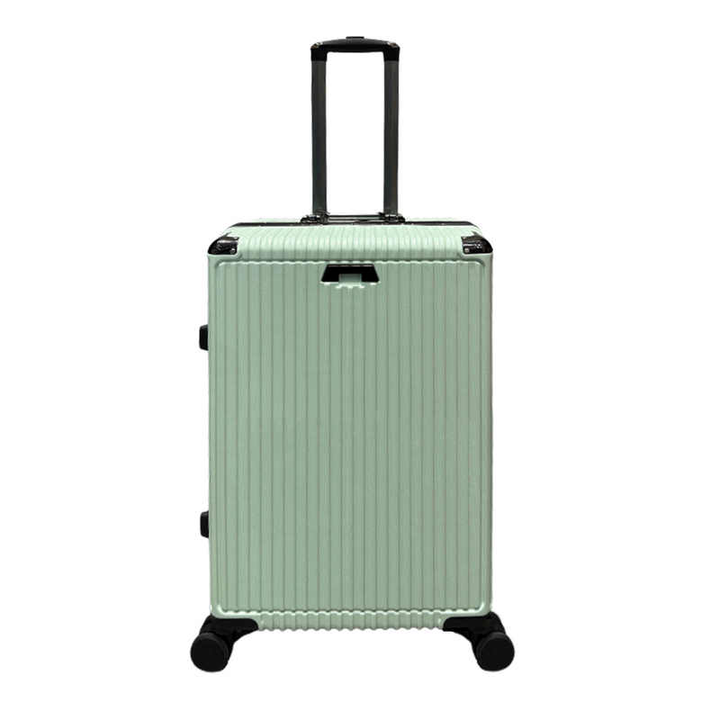 Mumuso Aluminum Frame Trolley Luggage - Green (24in)