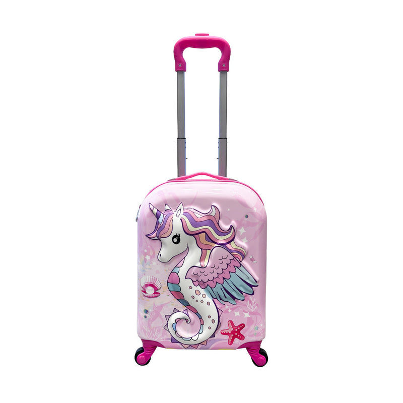 Mumuso Unicorn Pattern Children's Trolley Case - 16in