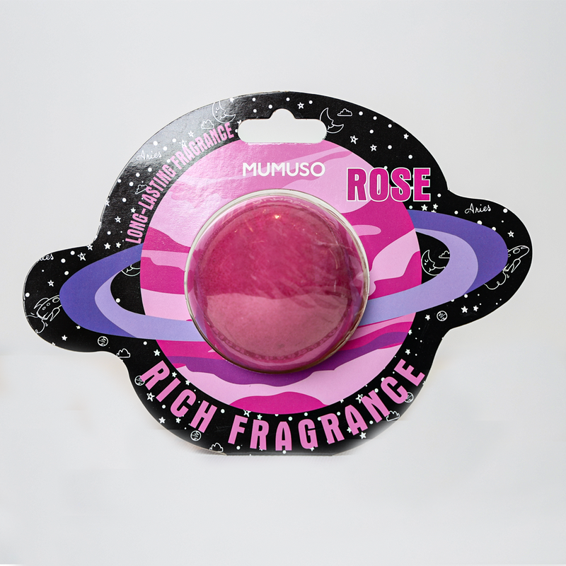 Mumuso Interstellar Travel Bath Bomb - Fascinating Saturn (Rose)