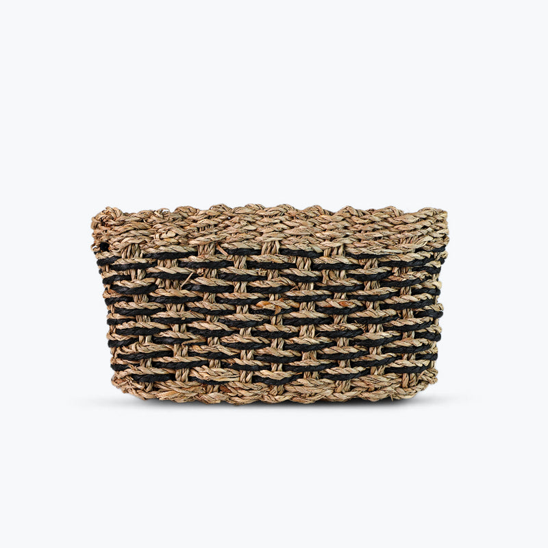 Mumuso 2-Piece Braided Storage Basket Set