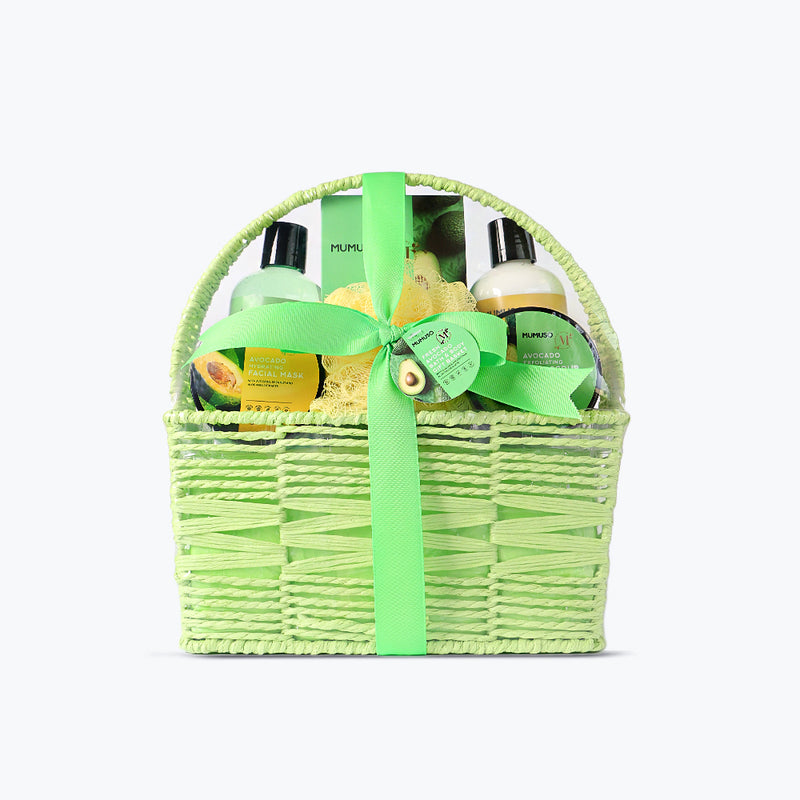 Mumuso Fresh Avocado Bath & Body Gift Basket