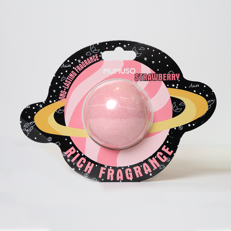 Mumuso Interstellar Travel Bath Bomb - Pure Mercy (Strawberry)