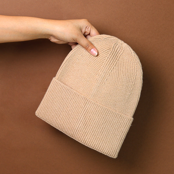 Mumuso Classic Knit Beanie - Khaki