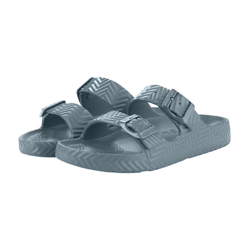 DUOZOULU - ripple slides - lightweight buckle sandals