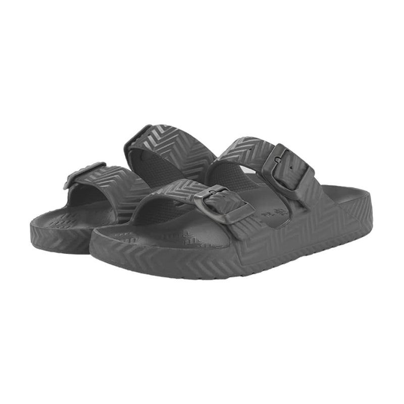 DUOZOULU - ripple slides - lightweight buckle sandals