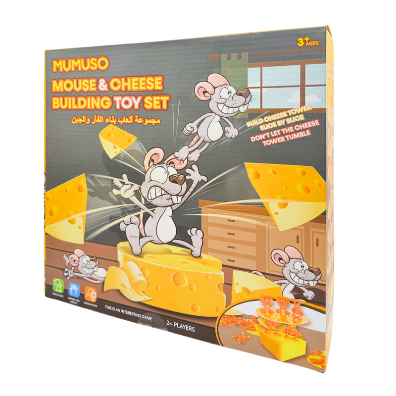 Mumuso Mouse & Cheese Building Toy Set