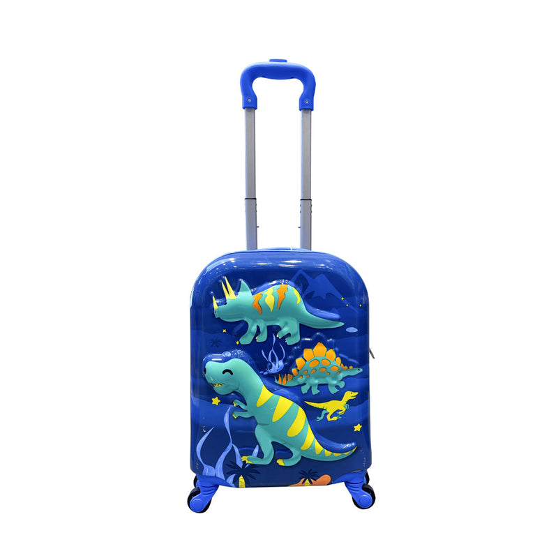 Mumuso Dinosaur Pattern Children's Trolley Case - 16in