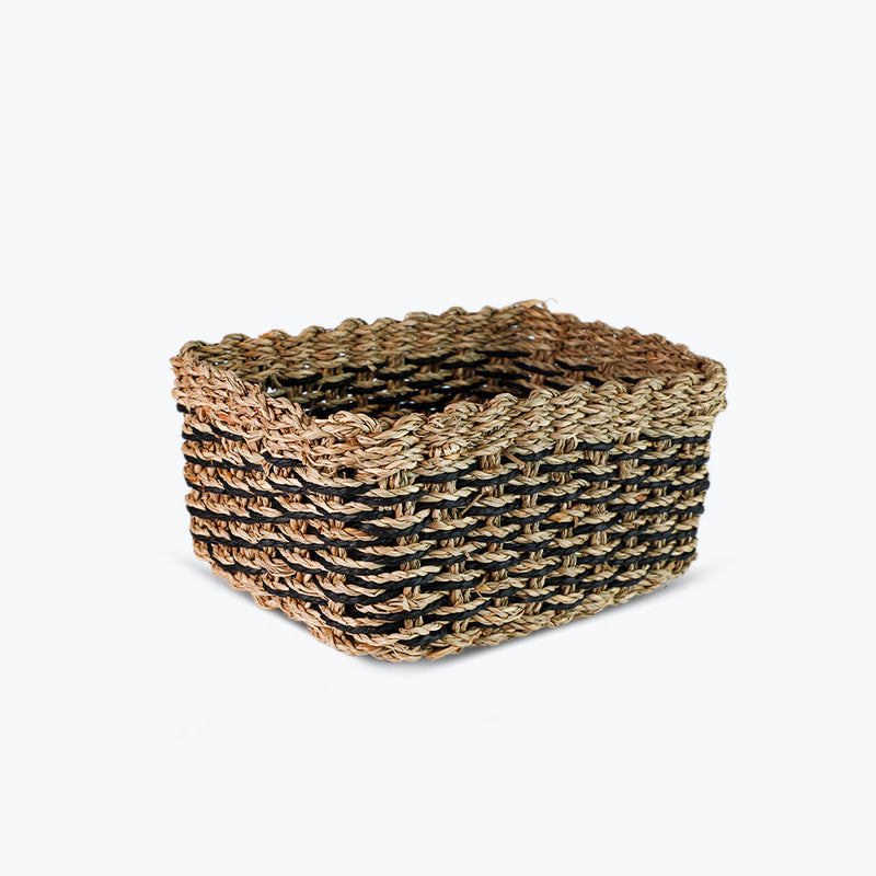 Mumuso 2-Piece Braided Storage Basket Set