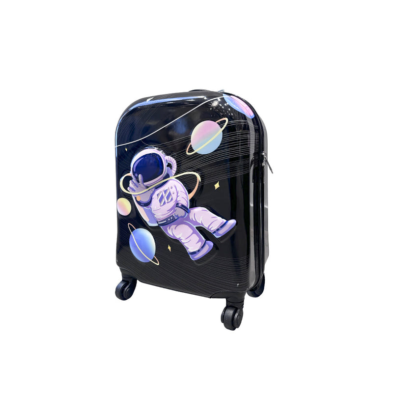 Mumuso Astronaut Pattern Children's Trolley Case - 16in