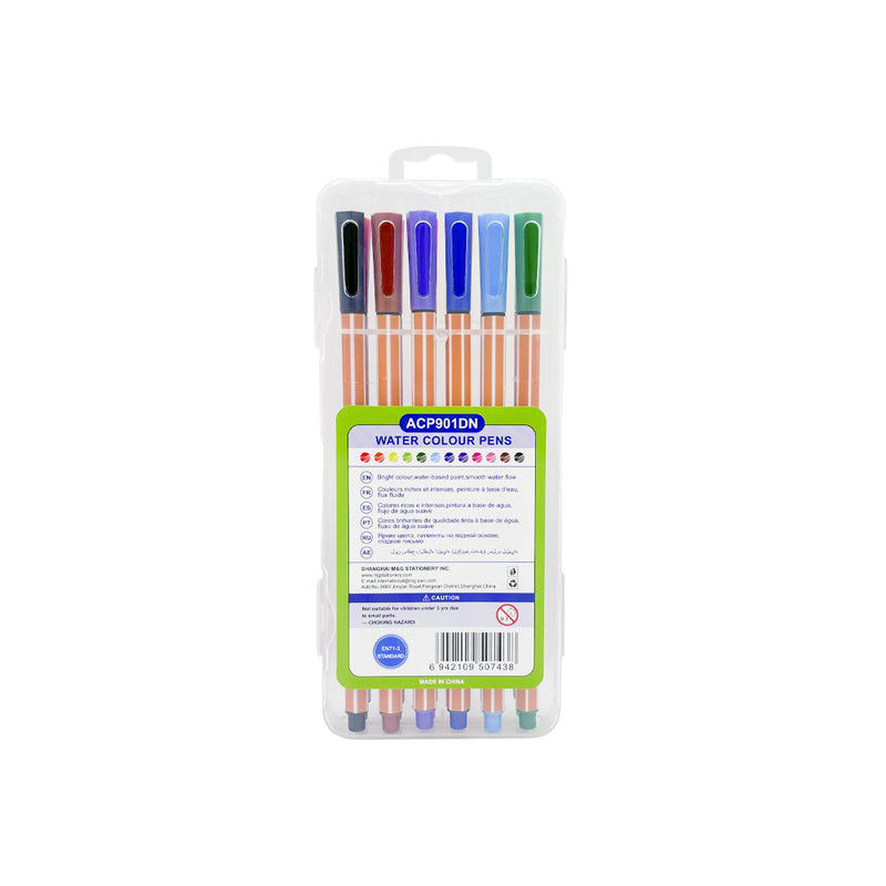 M&G Water Color Pen - ACP901DN (12 colors)