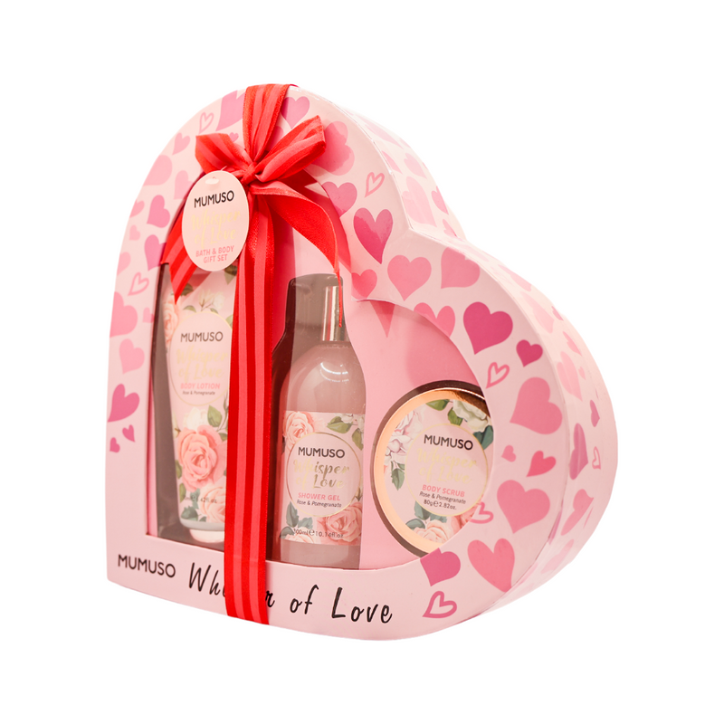 Mumuso Whisper of Love Bath & Body Gift Set