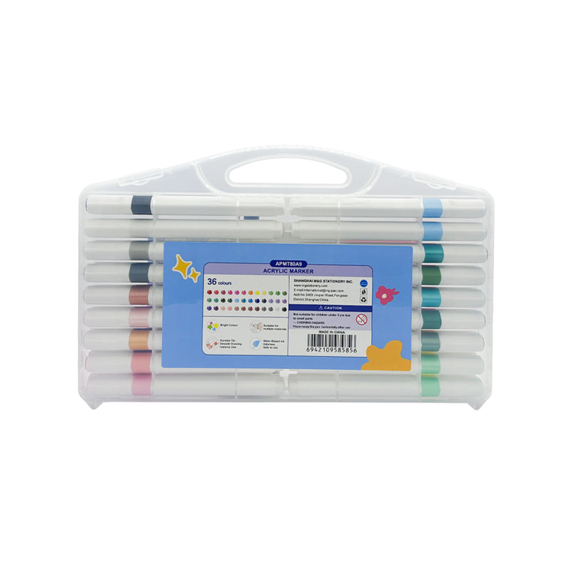 M&G Triangle Acrylic Marker - 36 Colors