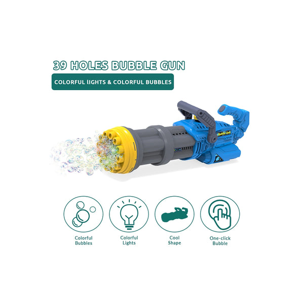 Mumuso Gatling Bubble Gun - Blue