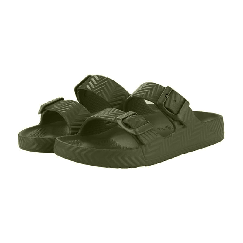 DUOZOULU - ripple slides - lightweight buckle sandals