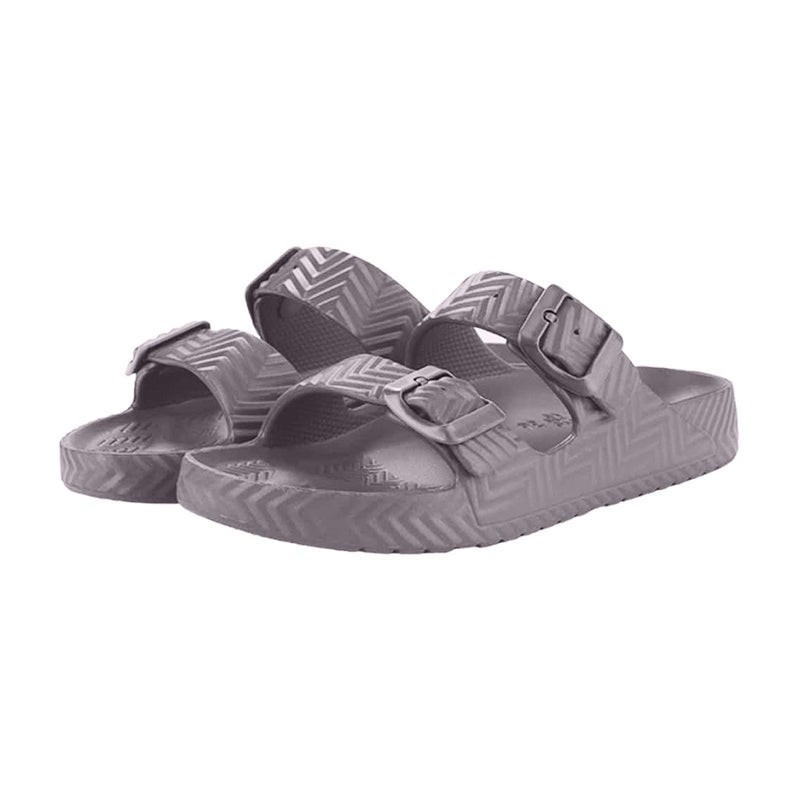 DUOZOULU - ripple slides - lightweight buckle sandals