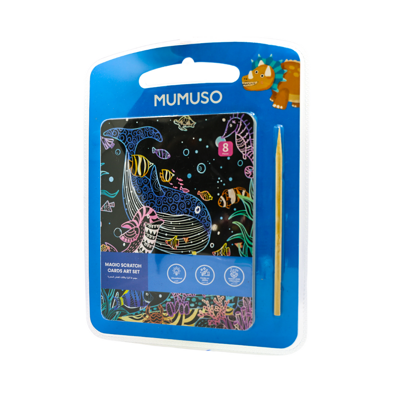 Mumuso Magic Scratch Cards Art Set