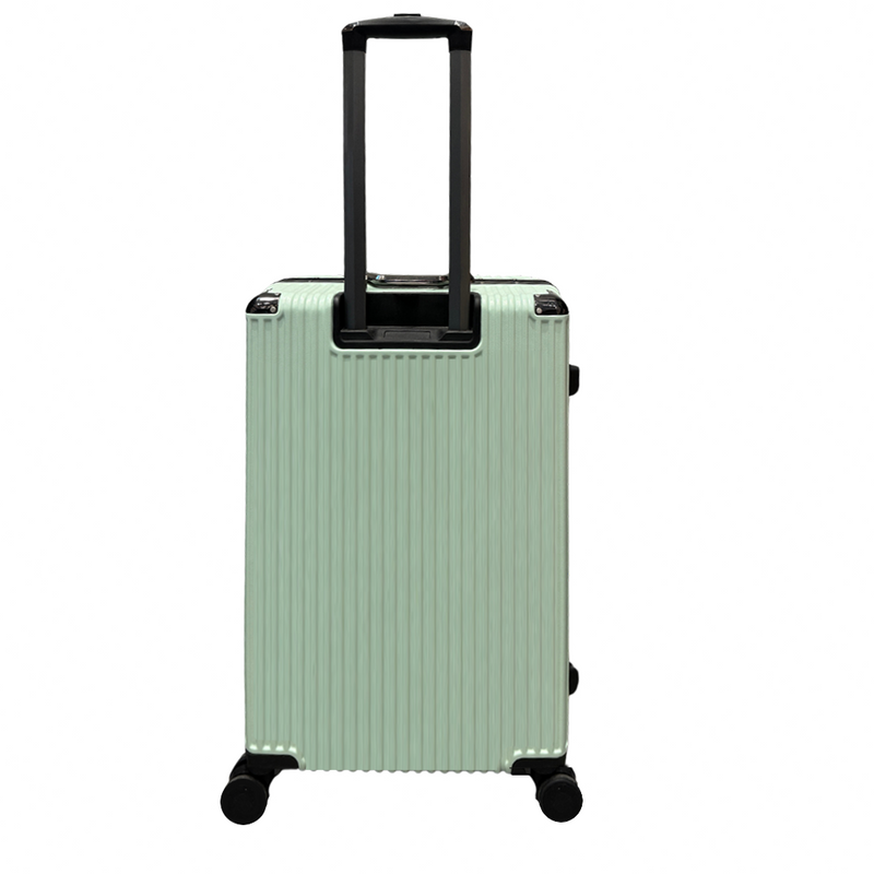 Mumuso Aluminum Frame Trolley Luggage - Green (24in)