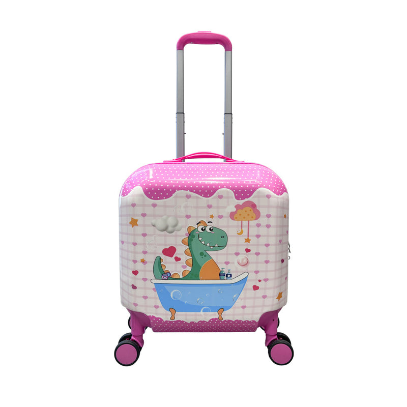 Mumuso Children's Trolley Case - Dinosaur (18in)