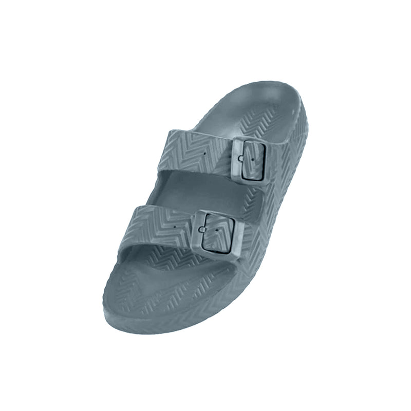 DUOZOULU - ripple slides - lightweight buckle sandals