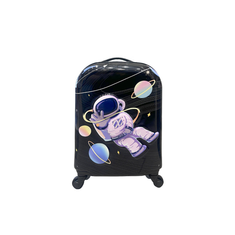 Mumuso Astronaut Pattern Children's Trolley Case - 16in