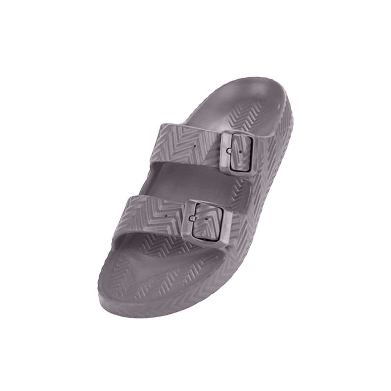 DUOZOULU - ripple slides - lightweight buckle sandals