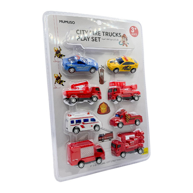 Mumuso City Fire Trucks Play Set