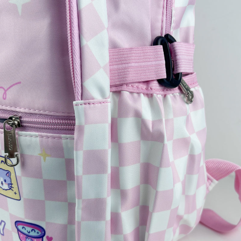 Mumuso Cute Cat Backpack - Pink