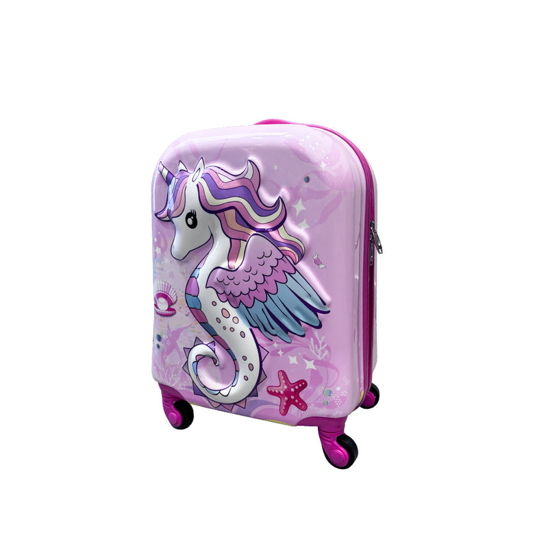 Mumuso Unicorn Pattern Children's Trolley Case - 16in