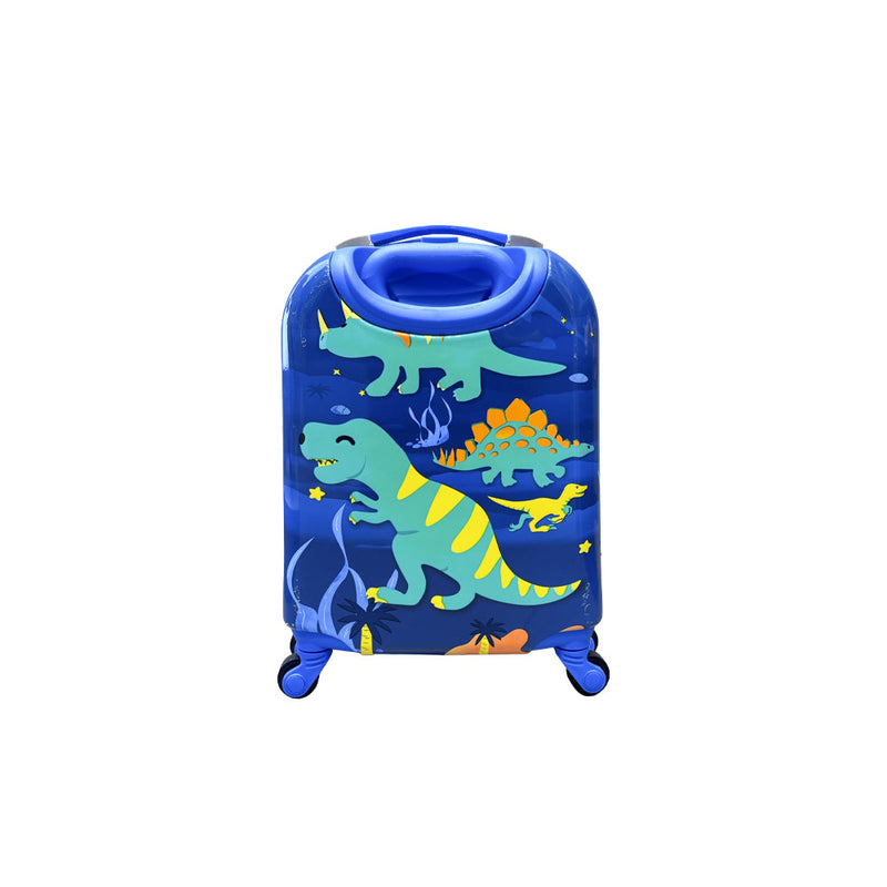 Mumuso Dinosaur Pattern Children's Trolley Case - 16in