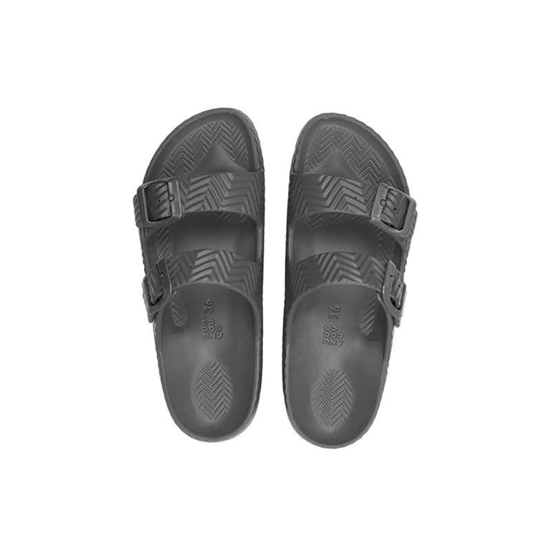 DUOZOULU - ripple slides - lightweight buckle sandals