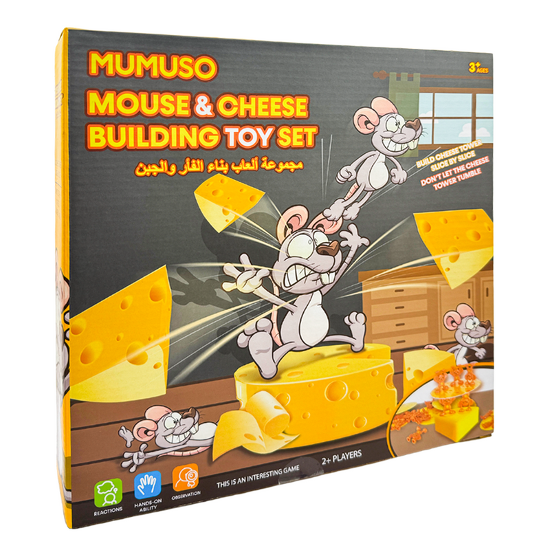 Mumuso Mouse & Cheese Building Toy Set