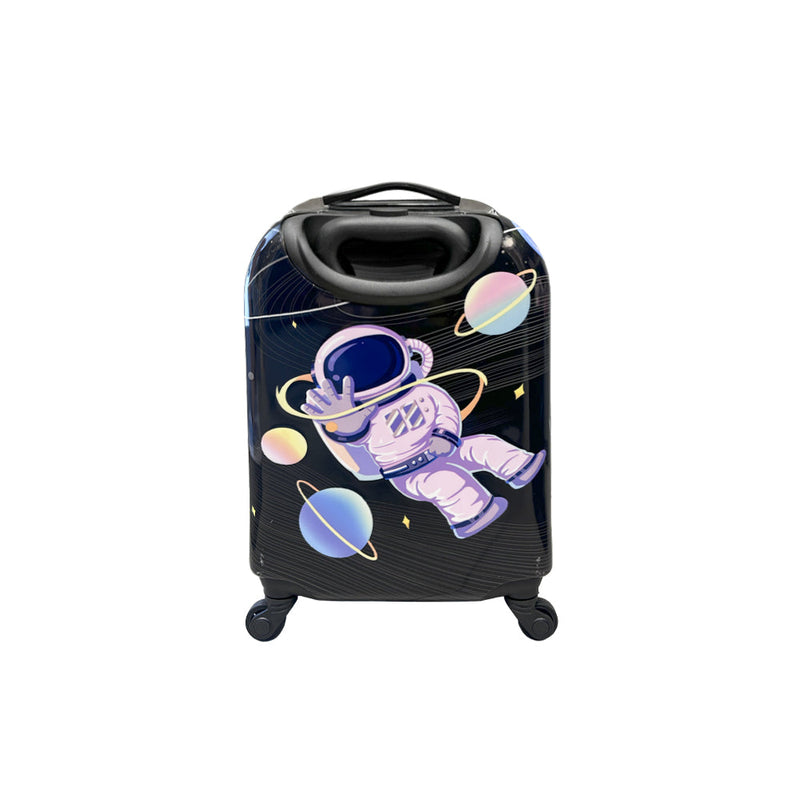 Mumuso Astronaut Pattern Children's Trolley Case - 16in