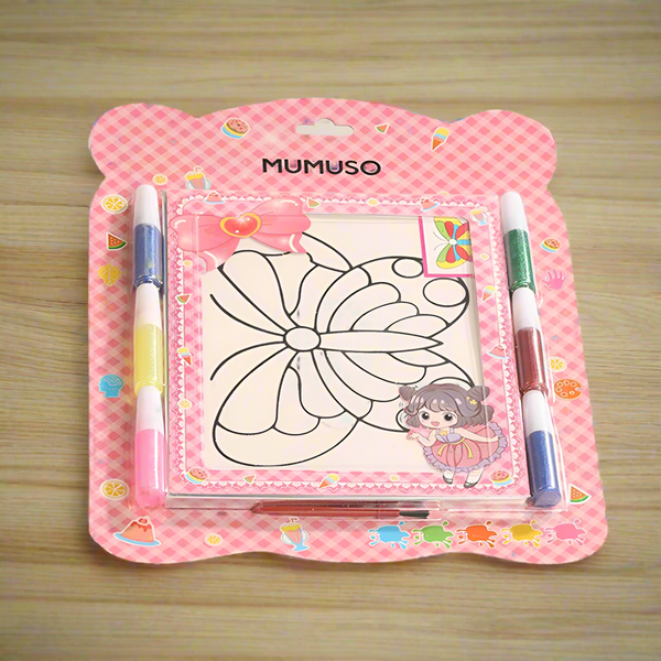 Mumuso Kids Butterfly Coloring Painting Kit