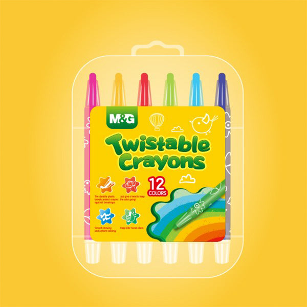 M&G Twistable Crayon - 12 Colors Per Box