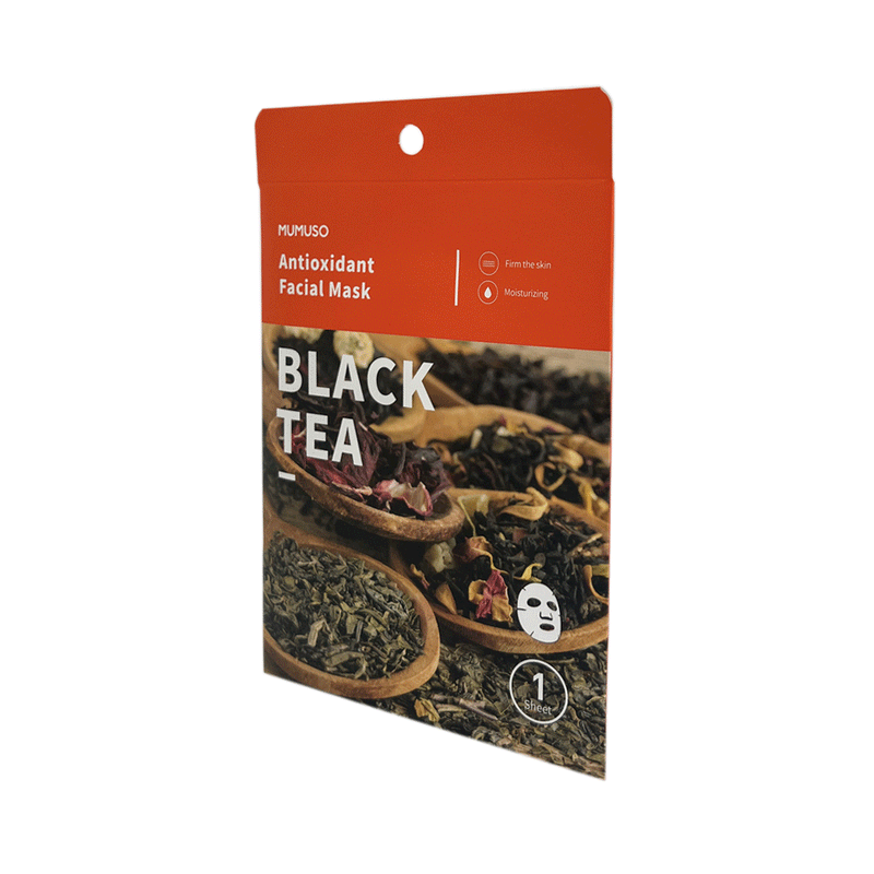 Mumuso Black Tea Antioxidant Facial Mask