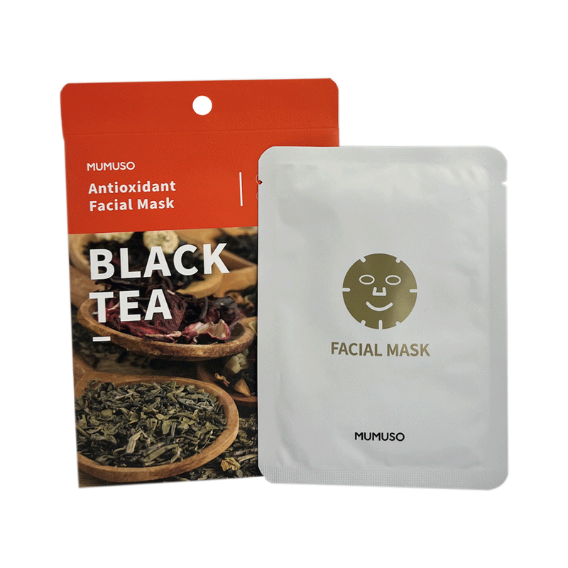 Mumuso Black Tea Antioxidant Facial Mask