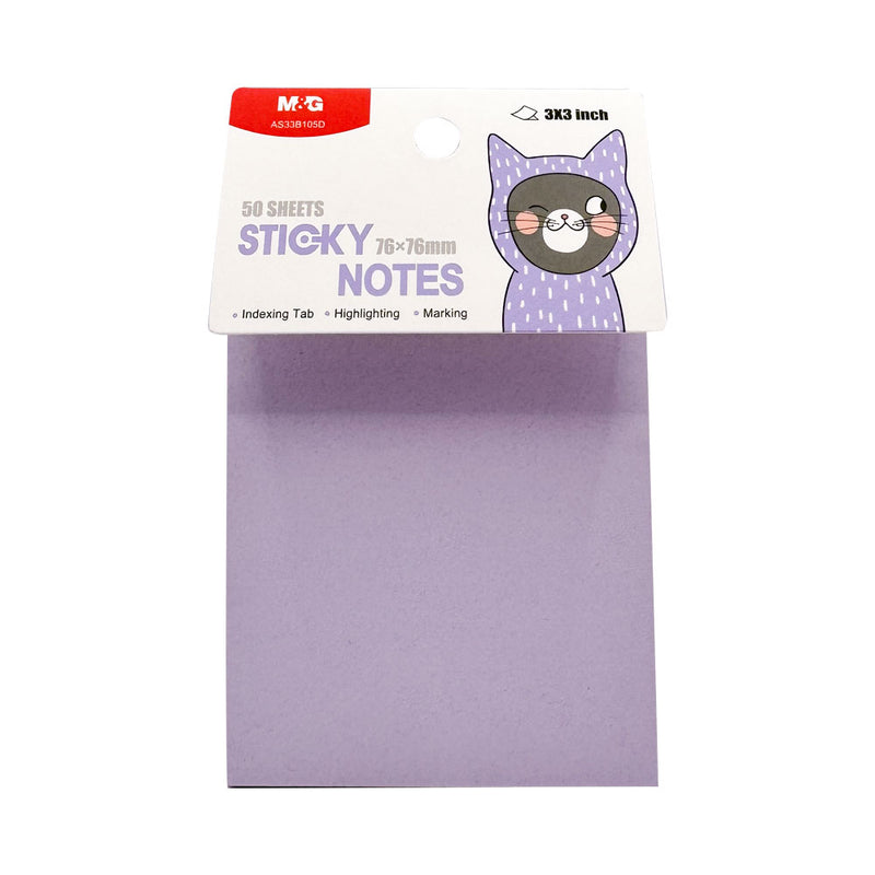 M&G Sticky Notes - Light Purple (100 sheets)