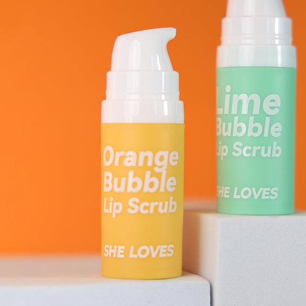 Mumuso Orange Bubble Lip Scrub