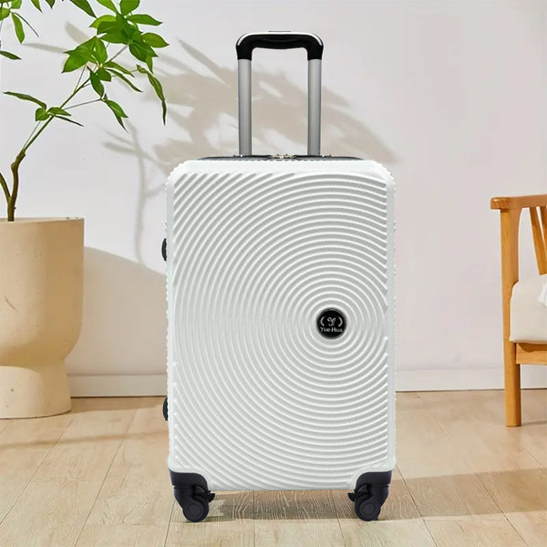 Mumuso Trolley Luggage 8038 - White