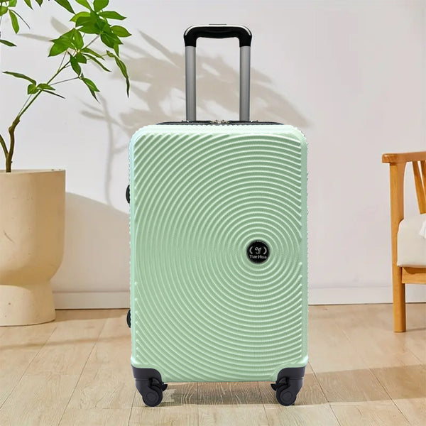 Mumuso Trolley Luggage 8038 - Light Green (24in)