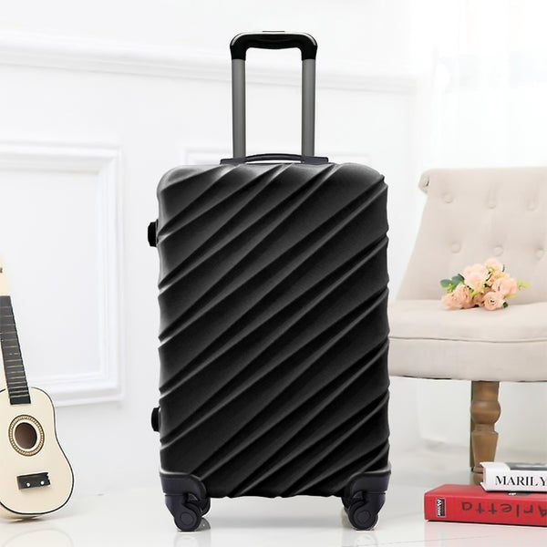 Mumuso Trolley Case  KLYH8011 - Black (28in)