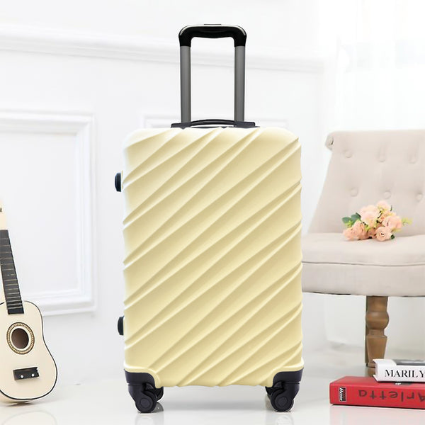 Mumuso Trolley Luggage KLYH8011 - Beige