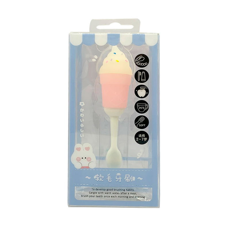 Mumuso Ice Cream Shape Toothbrush Handle For Baby - Random Color