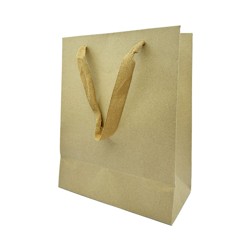 Mumuso Vertical Craft Paper Gift Bag - Natural Color (Large)