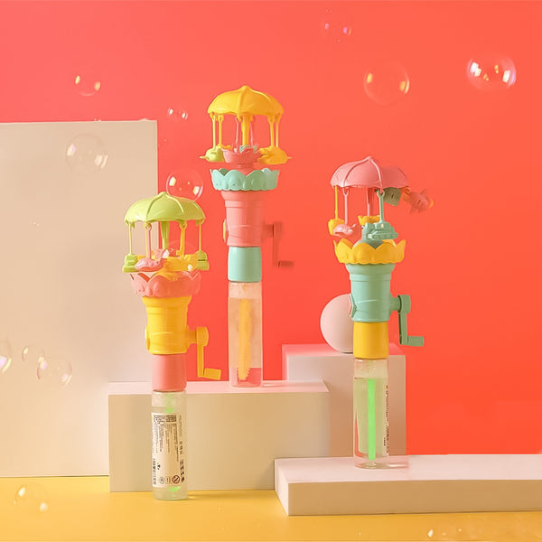 Mumuso Bubble Wand with Carousel Head Design - Random Color